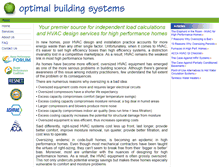 Tablet Screenshot of optimalbuilding.com